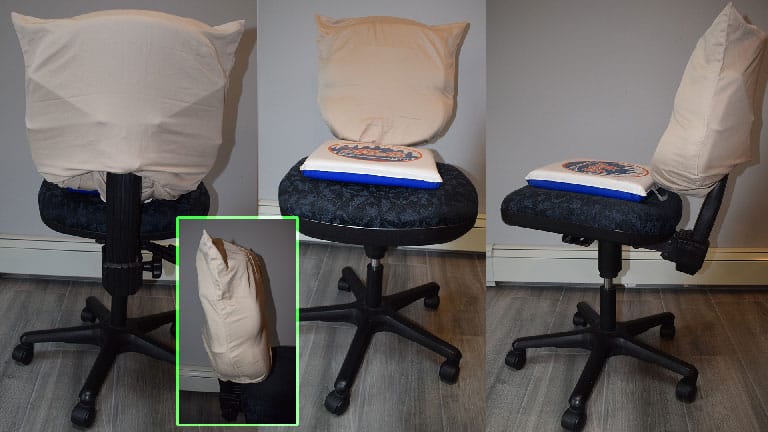 DIY HOW TO MAKE ERGONOMIC CHAIR SUPPORTER ChairPickr STEP Three | ChairPickr