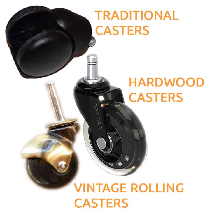 3 Types Of Office Chair Wheels What s My Best Caster Choice